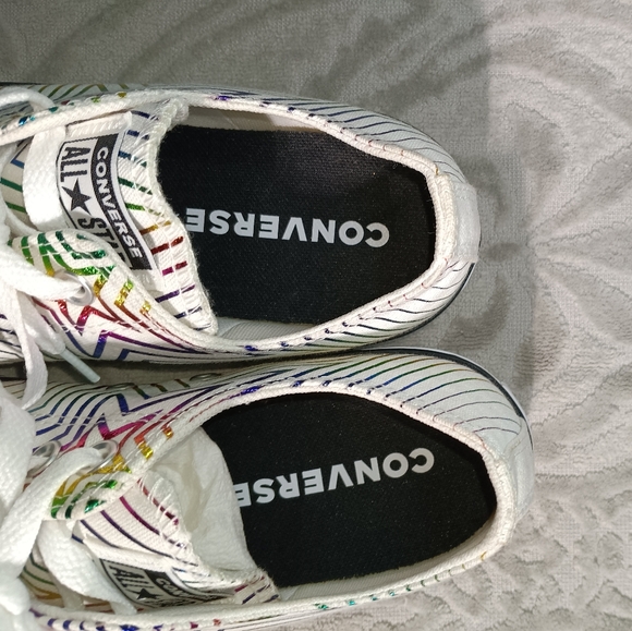 Colorful Star Pattern Women's Sneakers - Picture 3 of 6